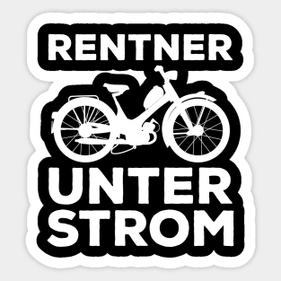 Funny Vintage Cyclist Shirt Gifts Idea for Retirement Parson Sticker